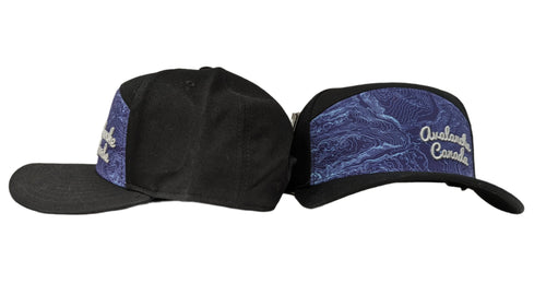 AvCan Cap Tradesman Style - Revy Topo Print Black Solid Cap